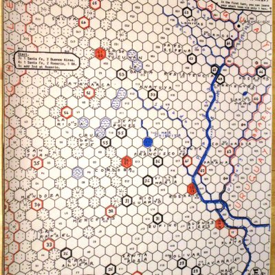 Railway Rivals Map AG: Argentina