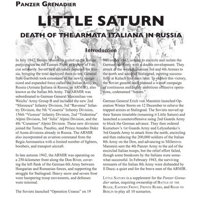 Panzer Grenadier: Little Saturn