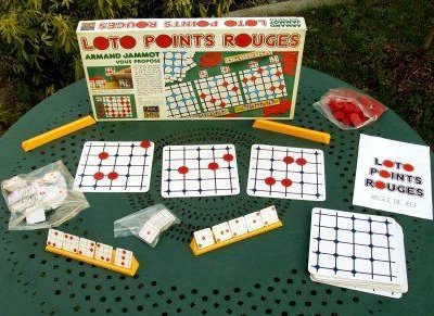 Loto points rouges