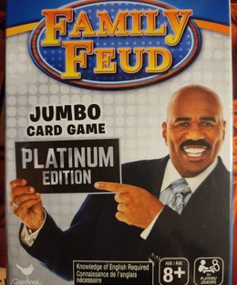 Family Feud Jumbo Card Game: Platinum Edition