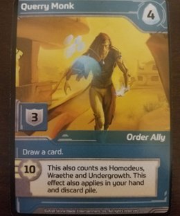 Shards of Infinity: Querry Monk Promo Card