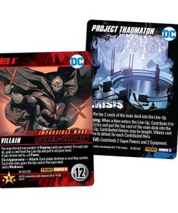 DC Deck-Building Game: Red X & Project Thaumaton Promo Cards