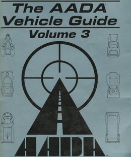 Car Wars Supplement, The AADA Vehicle Guide: Volume 3