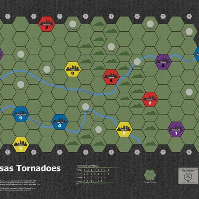 Age of Steam Expansion: Kansas Tornadoes