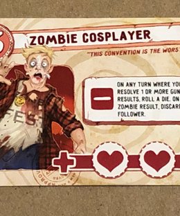 Run Fight or Die: Reloaded – Zombie Cosplayer Promo Card