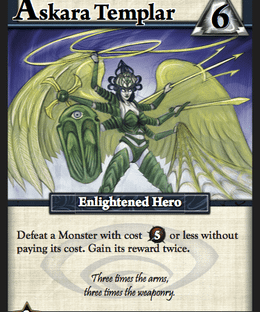 Ascension: Delirium – Askara Templar Promo Card