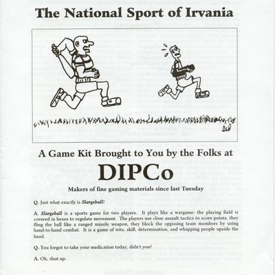 Slargeball: The National Sport of Irvania