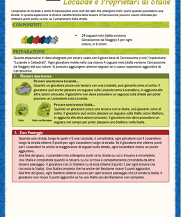 Inn & Stable Owners (fan expansion to Carcassonne)