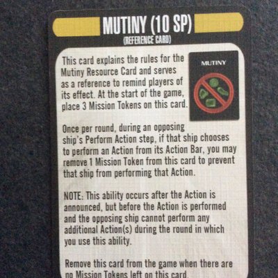 Star Trek: Attack Wing – Mutiny Resource