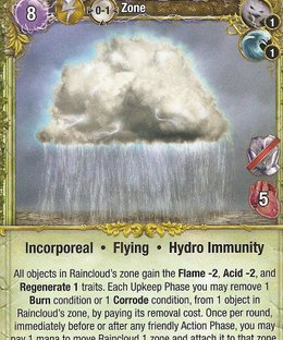 Mage Wars: Raincloud Promo Card