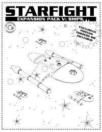 Starfight: Expansion Pack V – Ships