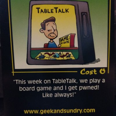 Chez Geek: TableTalk Promo Card