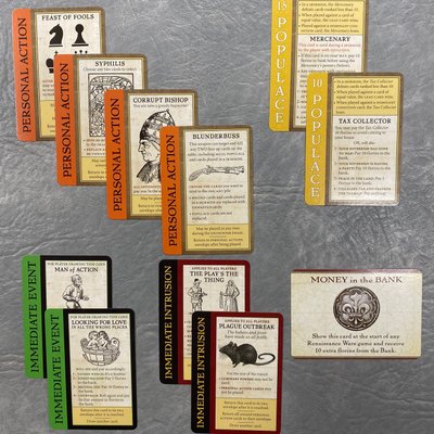 Renaissance Wars: Kickstarter Exclusive Stretch Goal Cards