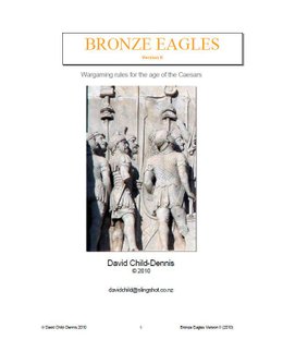 Bronze Eagles: Wargaming Rules for the Age of the Caesars