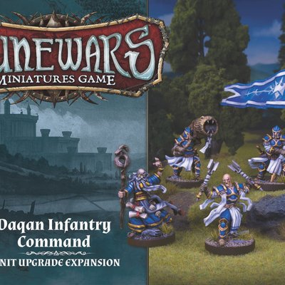 Runewars Miniatures Game: Daqan Infantry Command – Unit Upgrade Expansion
