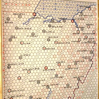 Railway Rivals Map OH: Ohio