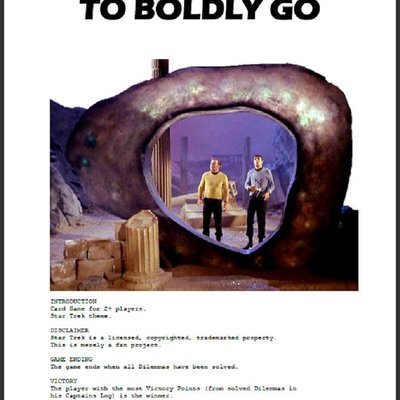 To Boldly Go