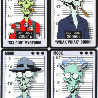 Dead Fellas: The Original Four Promo Cards