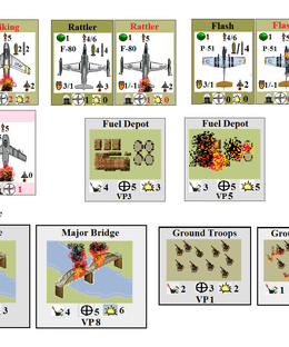 Hunters over Korea: A Solitaire Game of Air Combat over Korea (1950-1953)