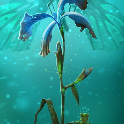 Blossoms: Night Iris Promo Card