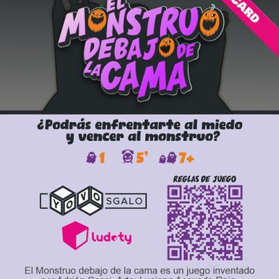 El Monstruo Debajo de la Cama: One Card