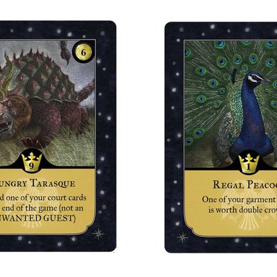 Monarch: Hungry Tarasque and Regal Peacock