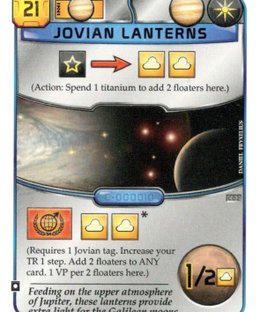 Terraforming Mars: Jovian Lanterns Promo Card