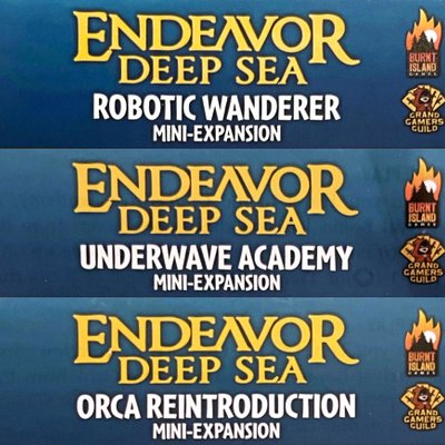 Endeavor: Deep Sea – Orca Reintroduction, Underwave Academy, and Robot Wanderer Mini Expansion