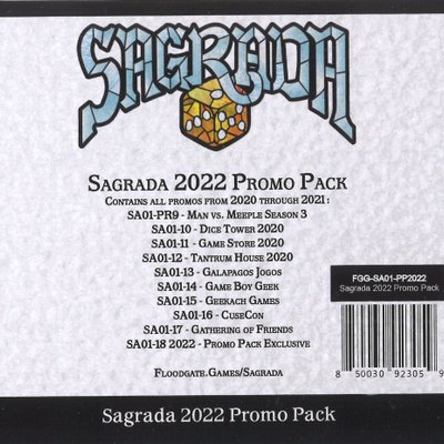 Sagrada: 2022 Promo Pack