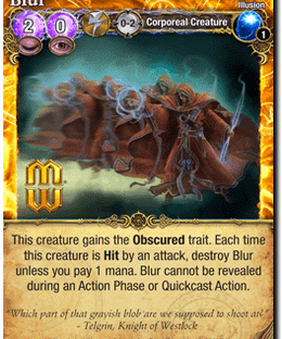 Mage Wars: Blur Promo Card