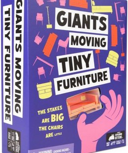 Giants Moving Tiny Furniture