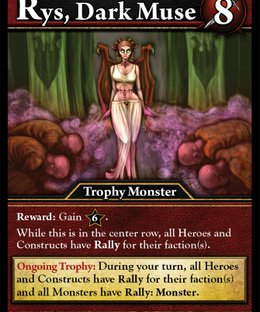 Ascension: Dawn of Champions – Rys, Dark Muse Promo Card