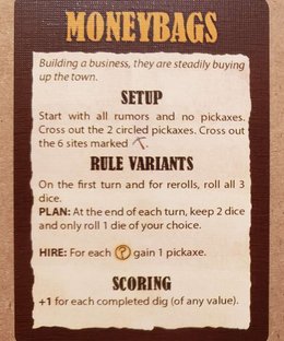 Rumors of Gold: Moneybags