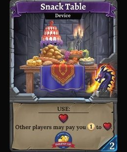 Clank!: Snack Table Promo Card