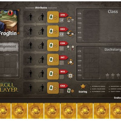 Roll Player: Frogkin Promo Punchboard