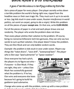 Elon Musk's iPod Submarine