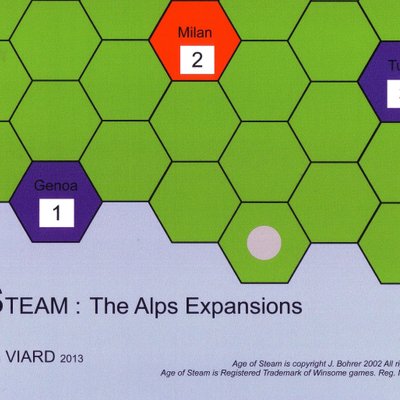 Age of Steam Expansion: The Alps