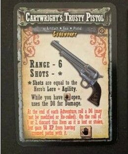Shadows of Brimstone: Cartwright's Trusty Pistol