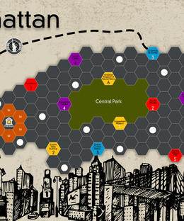 Manhattan 1929 (fan expansion for Age of Steam)