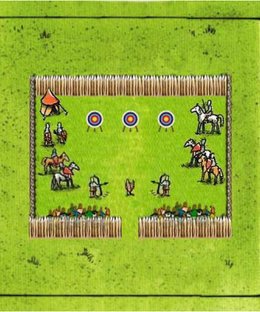 Archery Tournament (fan expansion for Carcassonne)