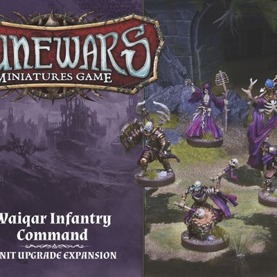 Runewars Miniatures Game: Waiqar Infantry Command – Unit Upgrade Expansion