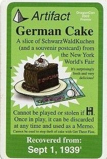 Chrononauts: German Cake Promo Card