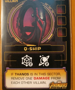 Thanos Rising: Avengers Infinity War – Q-Ship Promo Card