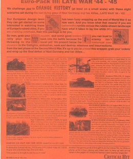 Euro-Pack III: Late War '44-'45