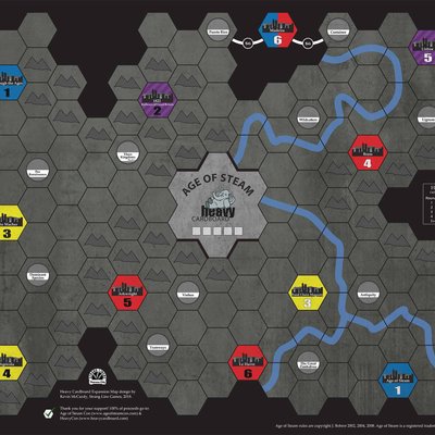 Age of Steam Expansion: Heavy Cardboard