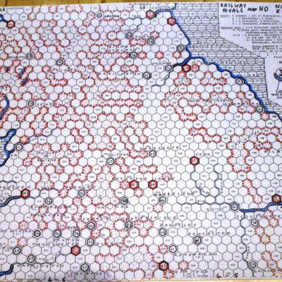Railway Rivals Map NO: Northern England