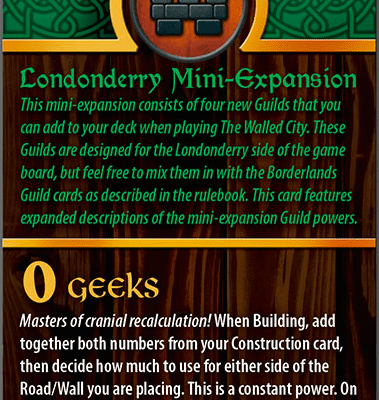The Walled City: Londonderry Mini-Expansion