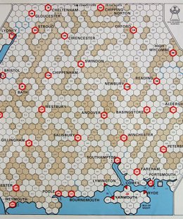 Railway Rivals Map LW: London and Western