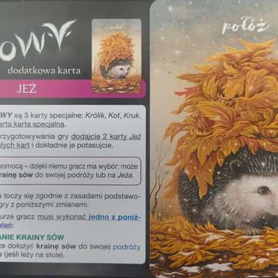 Sowy: Jeż Dodatkowa Karta