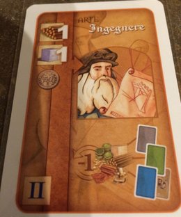 Florenza: The Card Game – Ingegnere Promo Card